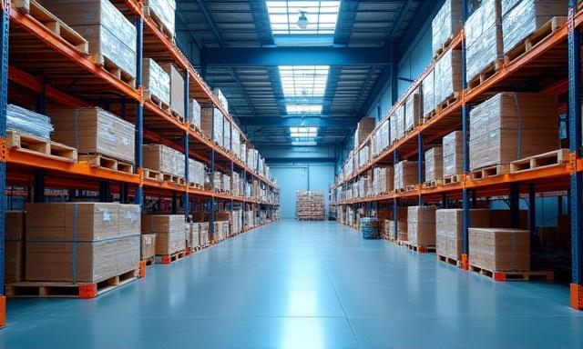 Internal view of 631 Moving and Delivery secure warehouse facility in Brooklyn